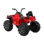 Quad eléctrico rojo de 12 voltios para niños con mando a distancia para los padres