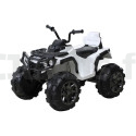 Electric quad for children 12 Volts White with parental remote control