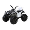 Electric quad for children 12 Volts White with parental remote control QUAD906/BLANC