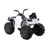 Electric quad for children 12 Volts White with parental remote control QUAD906/BLANC