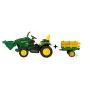 Tracteur Electrique Pour Enfant John Deere Ground Loader 12V + remorque Peg-Pérego PEG-PEREGO