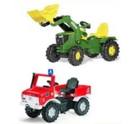 Onderdelen voor Rolly Toys trapauto's