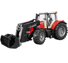 Massey Ferguson 7600 Traktor mit Bruder 03047 Lader